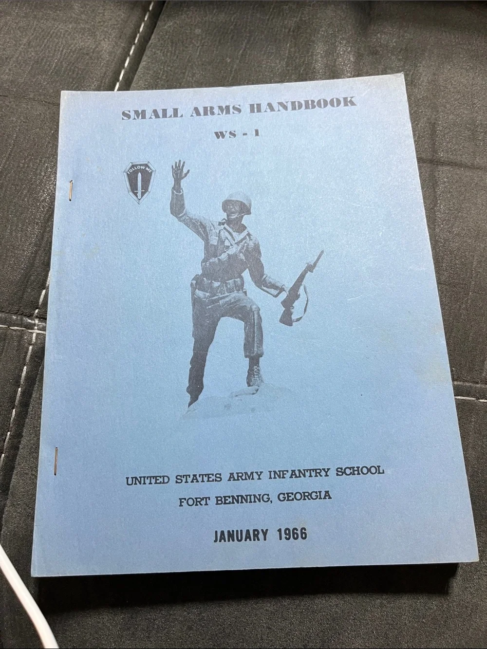 Small Arms Handbook WS-1 Blue Manual January 1966